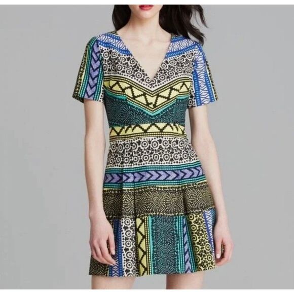 Plenty by Tracy Reese for Anthropologie New Moon Geo Dress Women’s 2 - Picture 2 of 10